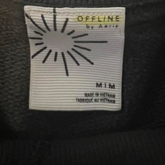 Offline by Aerie cropped crewneck sweatshirt - Picture 4 of 5